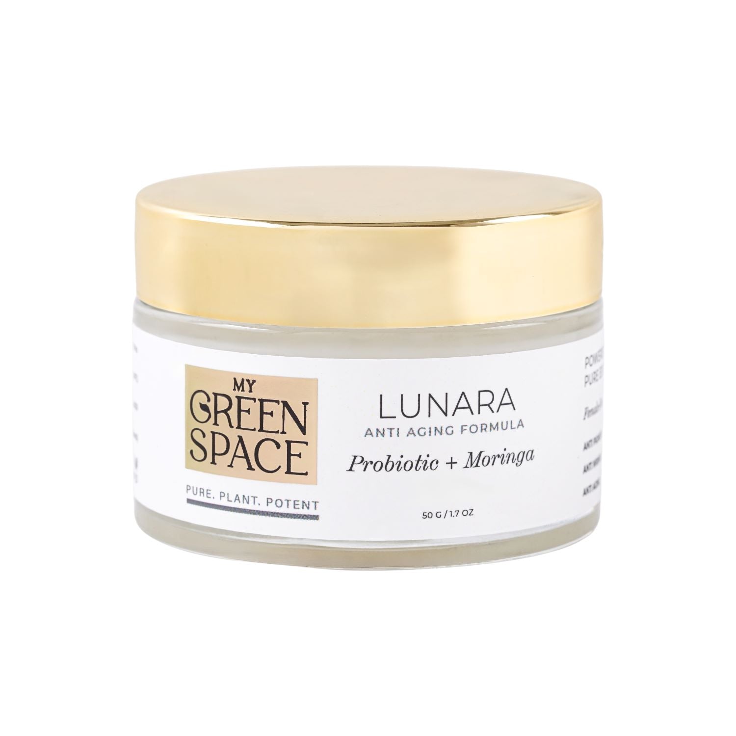 My Green Space Lunara - Probiotic & Moringa Anti-Aging Cream