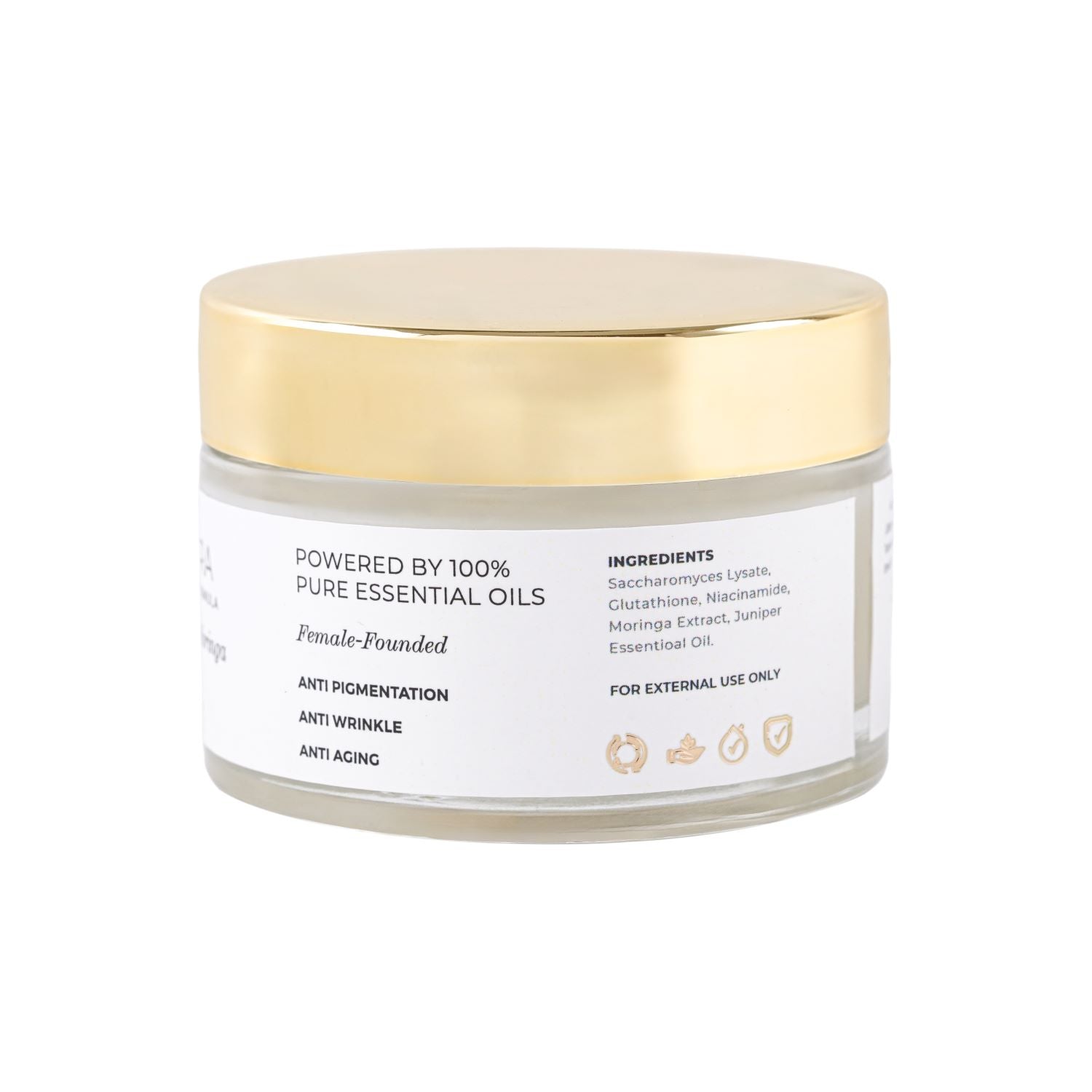 My Green Space Lunara - 100% Pure Essential Oils Label