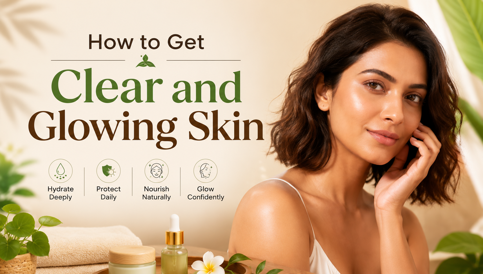 Get Clear and Glowing Skin | My Green Space 