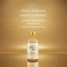 Harmony Meditation Massage Oil featuring natural aromatherapy