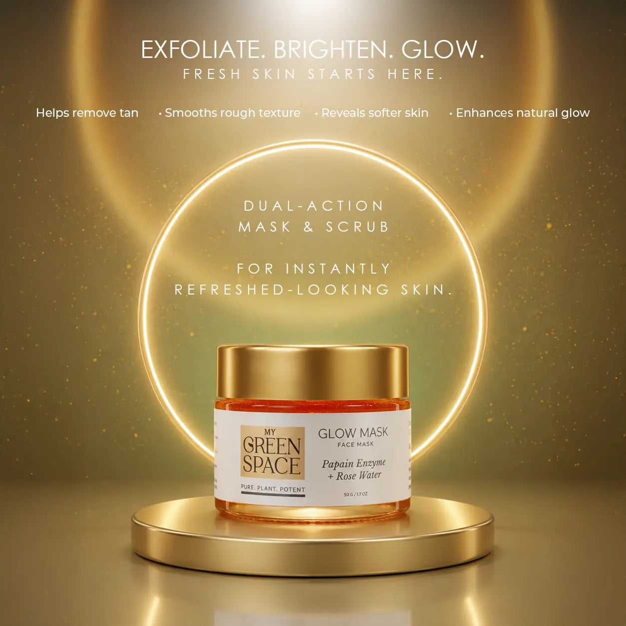 Glow Face Scrub + Mask
