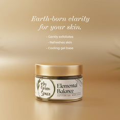 Elemental Balance vetiver gel body scrub