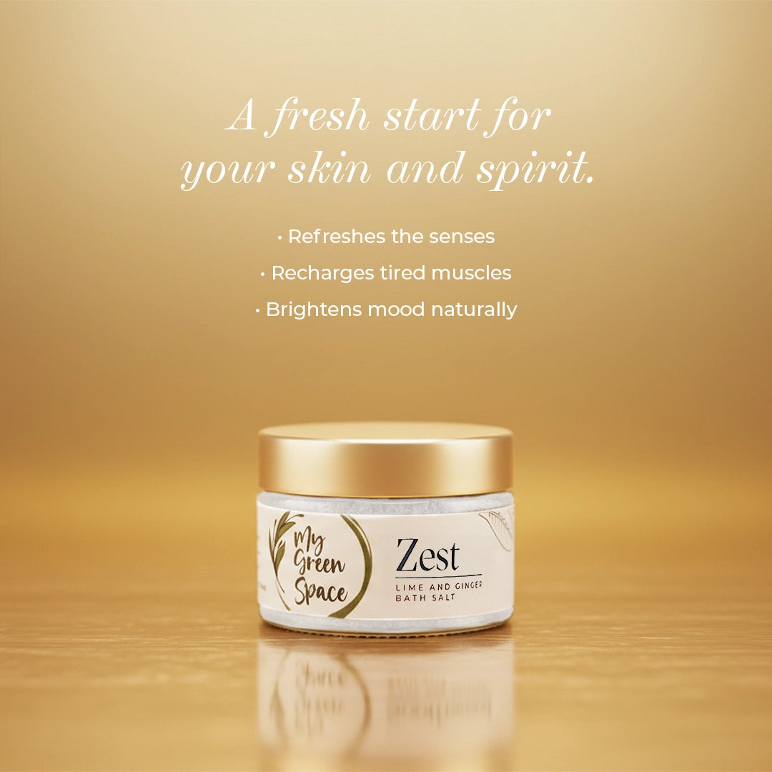 Zest Bath Salt - Uplifting Citrus & Spice Soak