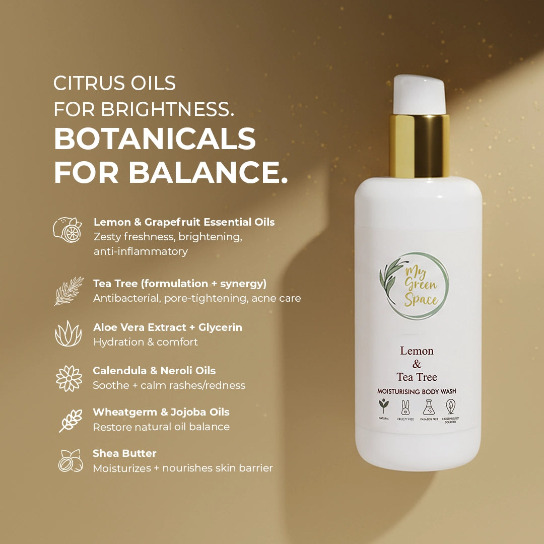 Lemon & Tea Tree Body Wash 250ml