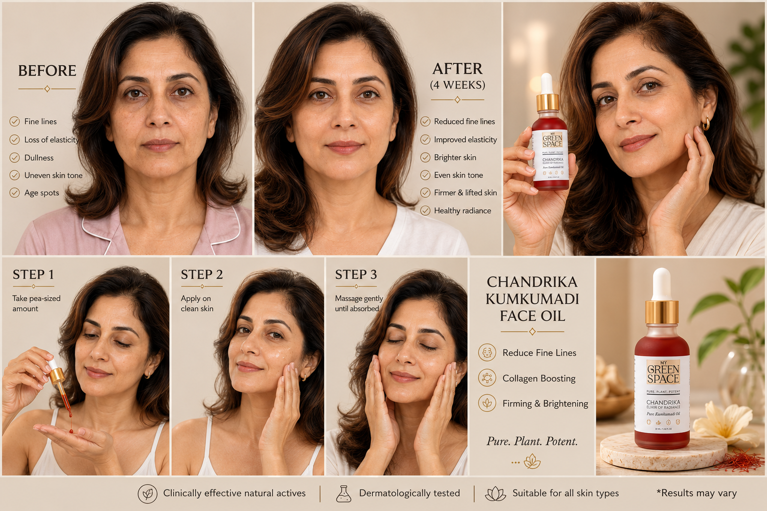 Chandrika Kumkumadi Face Oil