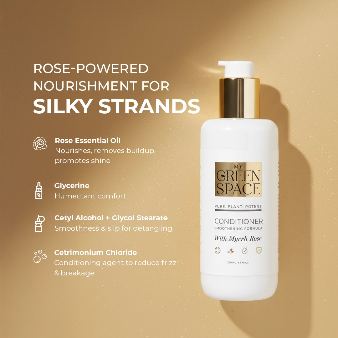 My Green Space Conditioner - With Myrrh Rose for Silky Hair