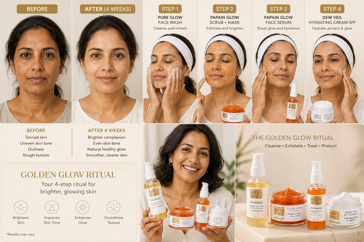 Golden Glow Ritual With SPF