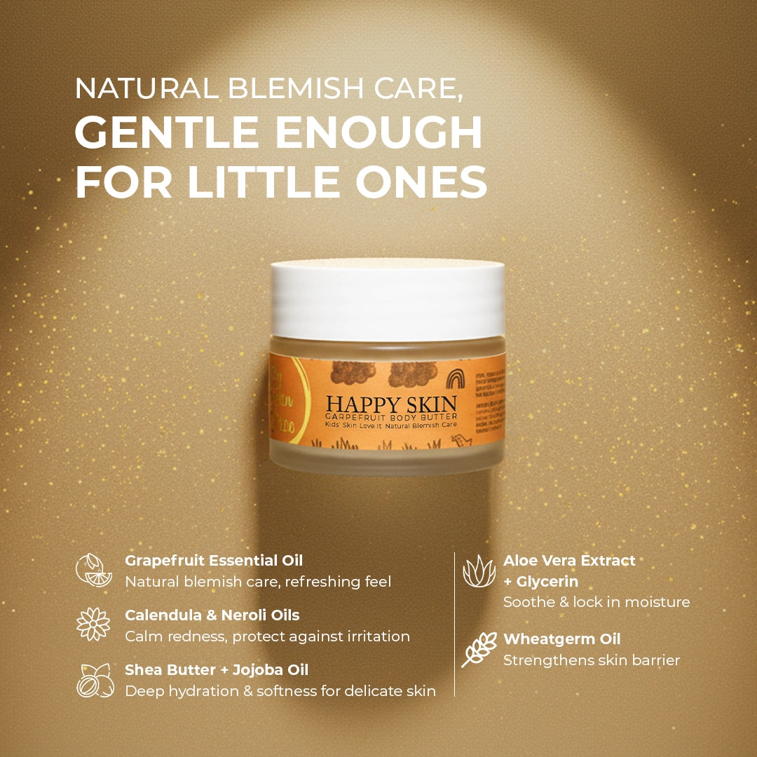 Happy Skin - Grapefruit Body Butter for Kids