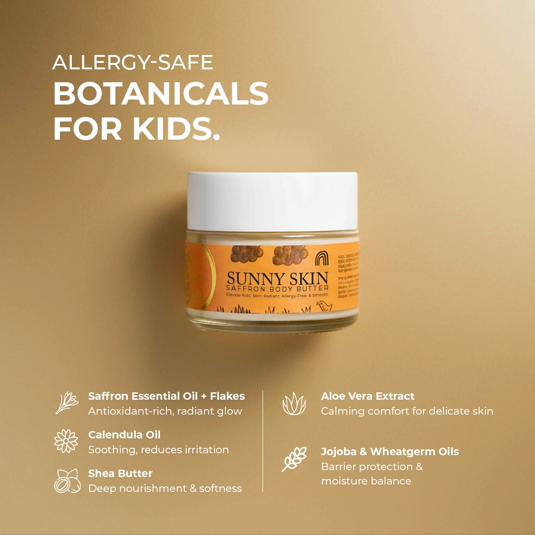Sunny Skin - Saffron Body Butter for Kids
