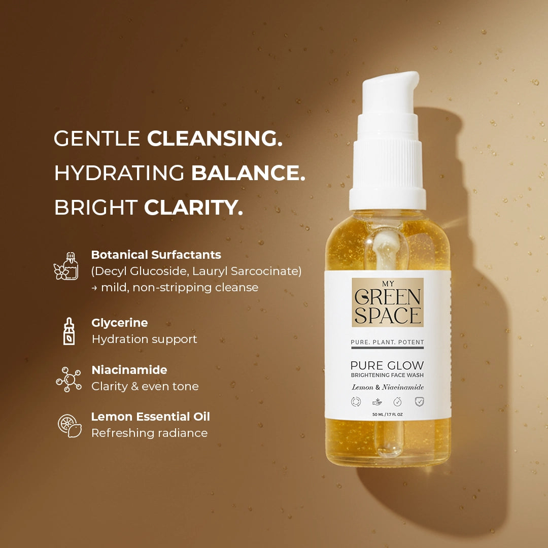 Pure Glow by My Green Space - Lemon & Niacinamide Cleanser