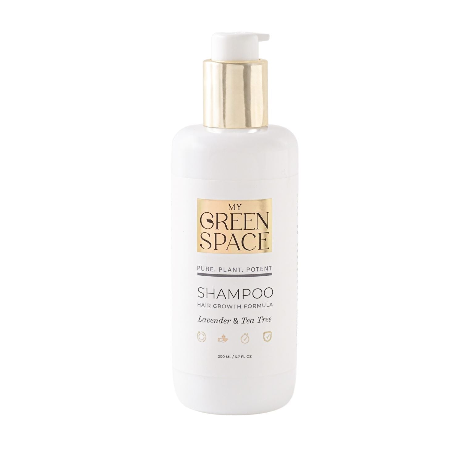 My Green Space Shampoo - Herbal Hair Cleanser with Lavender & Tea Tree