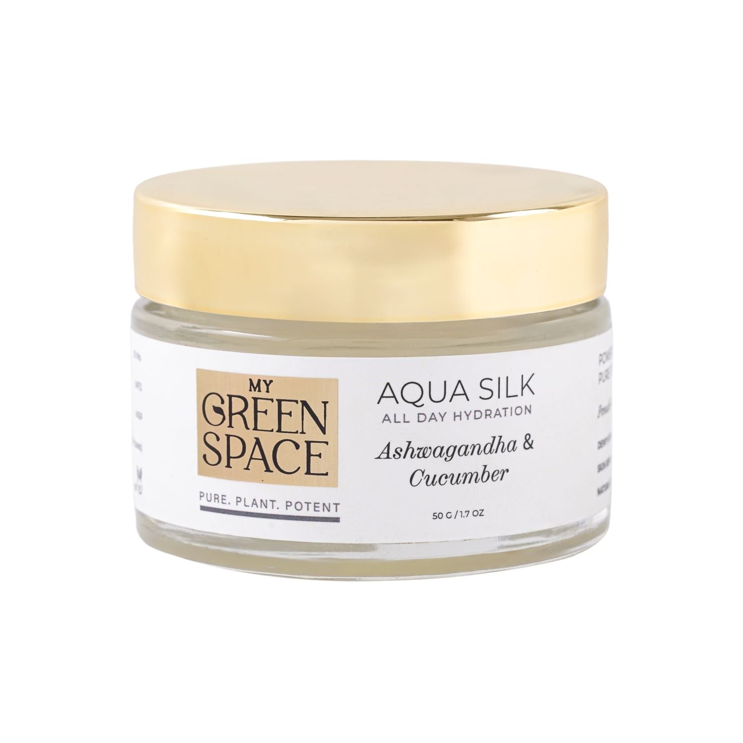 Natural Hydration Cream with Ashwagandha and Cucumber by My Green Space